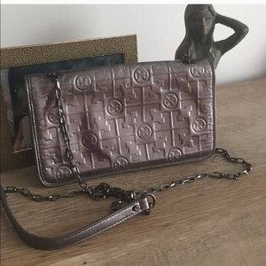 Pewter Tory Burch Crossbody